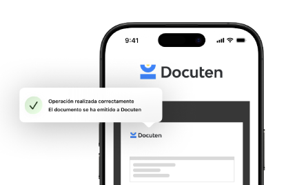Documento de control digital de Docuten