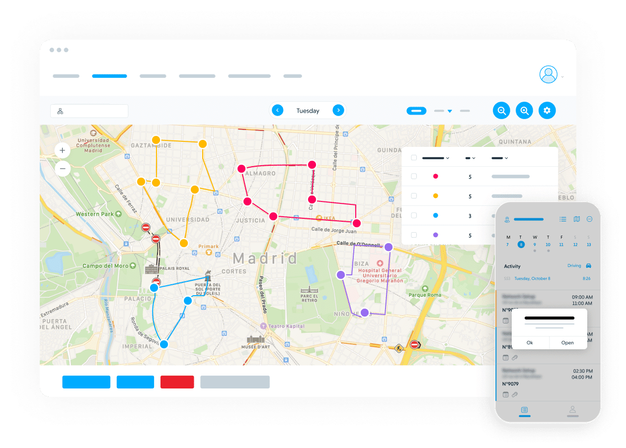 Optimización de rutas de técnicos en Praxedo